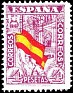 Spain 1937 Monuments 4 Ptas Multicolor Edifil 812
